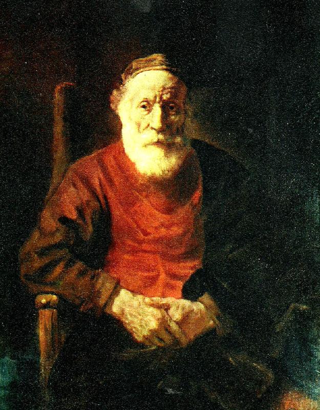  portratt av gammal man